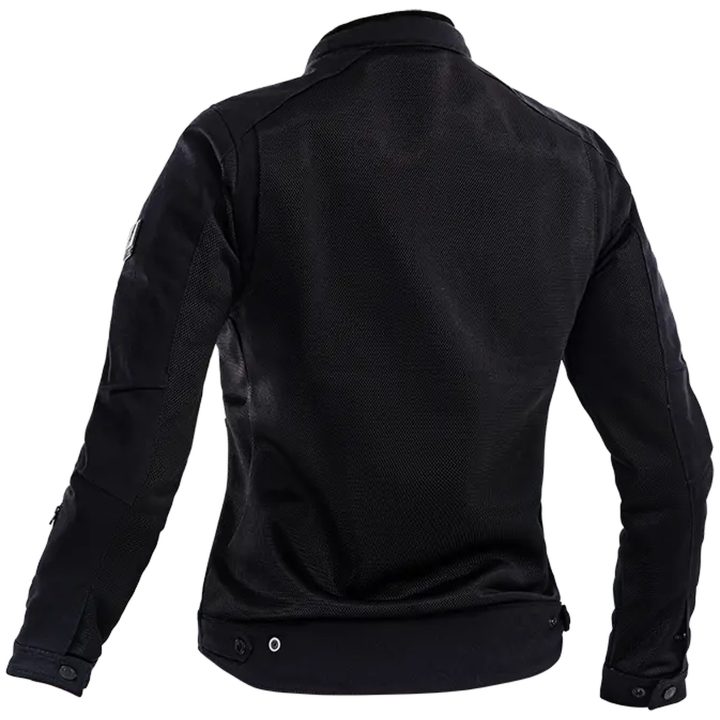MC-Jacka Dam Mesh Svart Textil JOHN DOE Small – bild 6