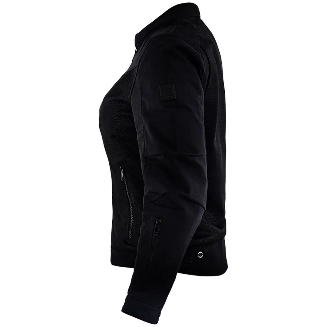 MC-Jacka Dam Mesh Svart Textil JOHN DOE Small – bild 9