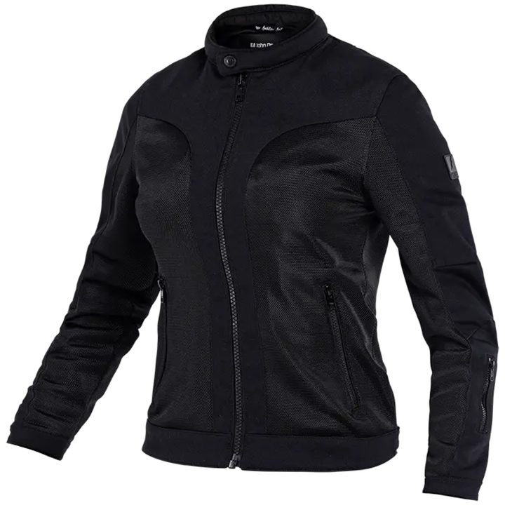 MC-Jacka Dam Mesh Svart Textil JOHN DOE Small – bild 10