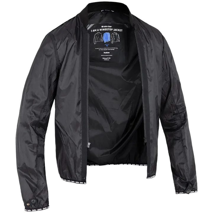 MC-Jacka Dam Mesh Windblock Svart JOHN DOE XS – bild 4