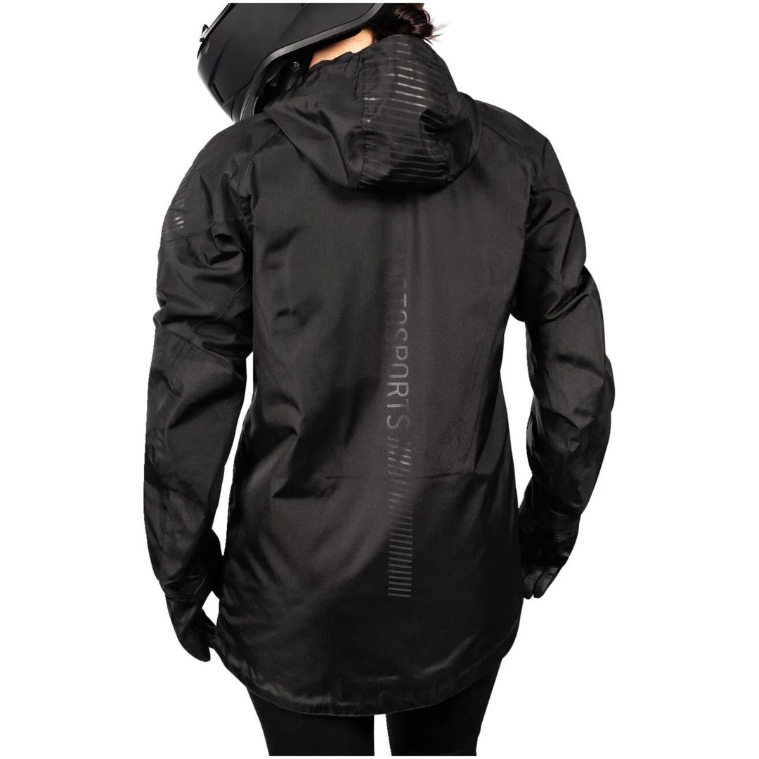MC-Jacka Dam PDX3 CE Svart ICON XS – bild 4