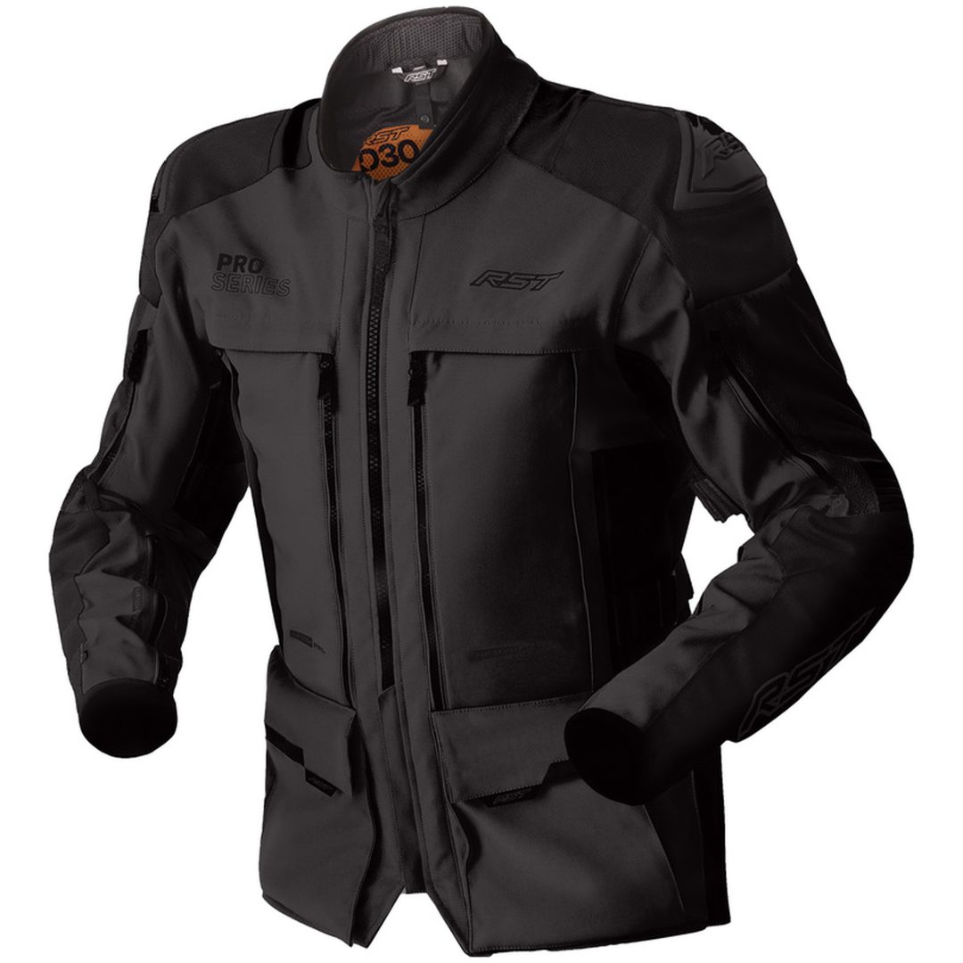 MC-Jacka Dam Pro Series Adventure D3O Textil Svart RST s – bild 2