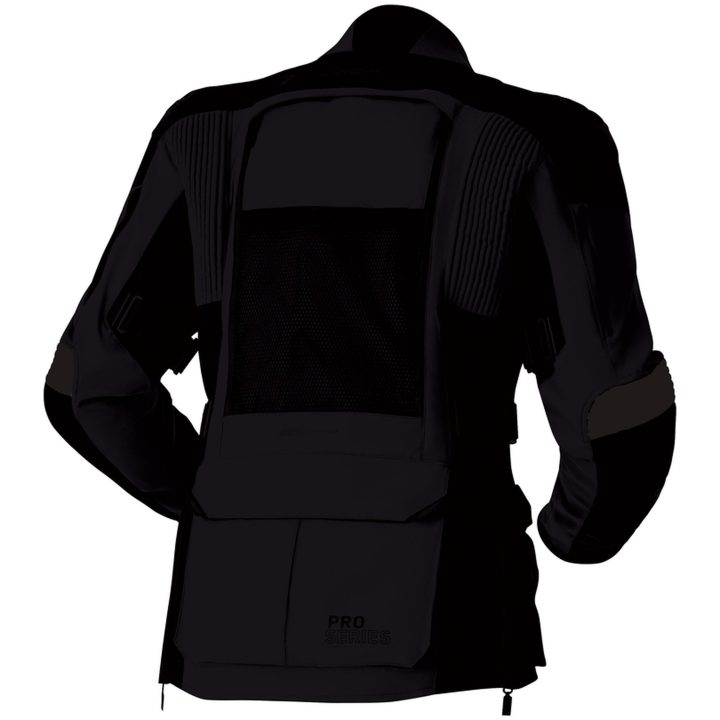 MC-Jacka Dam Pro Series Adventure D3O Textil Svart RST s – bild 3