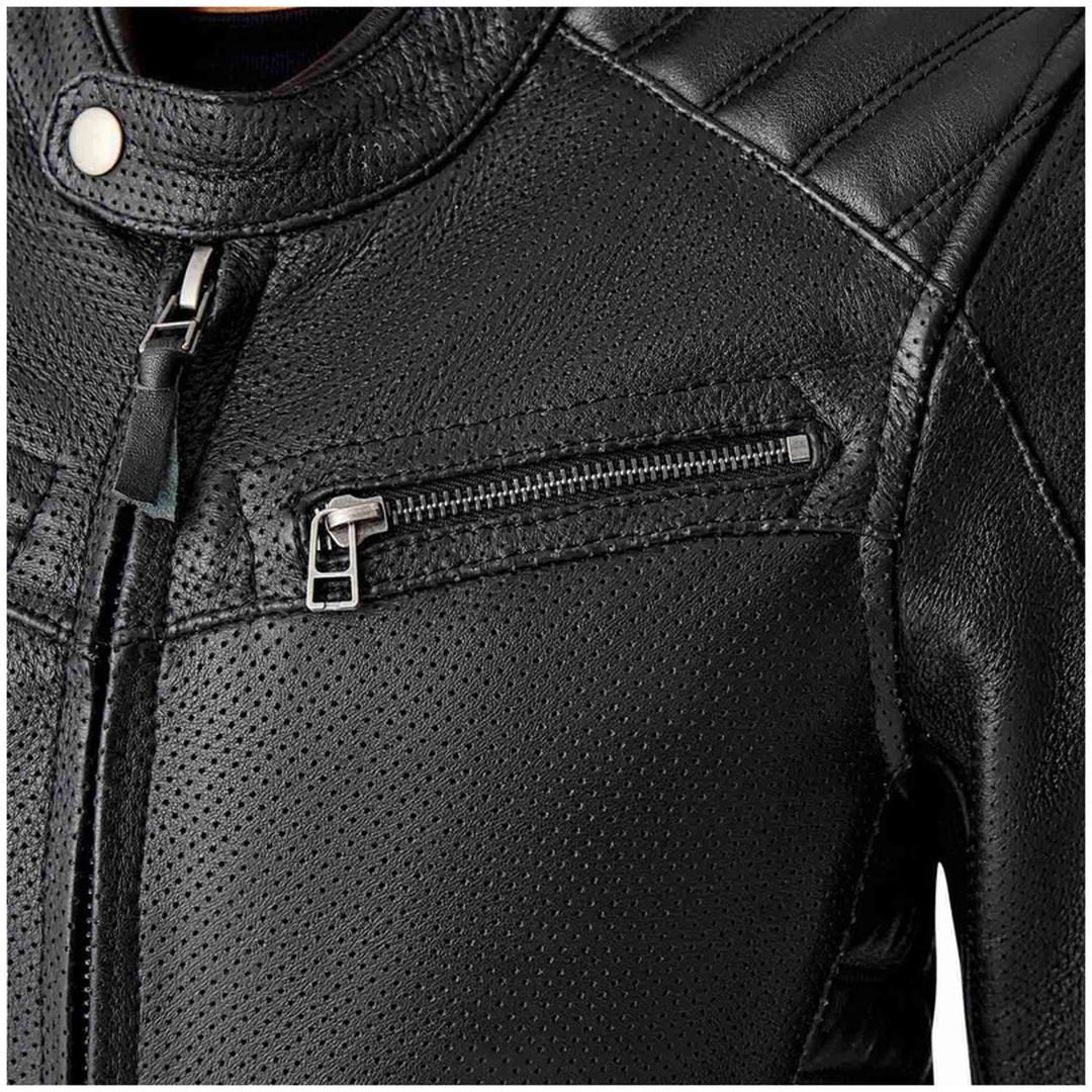 MC-Jacka Dam Roadster Air D3O Läder Svart RST XS – bild 4