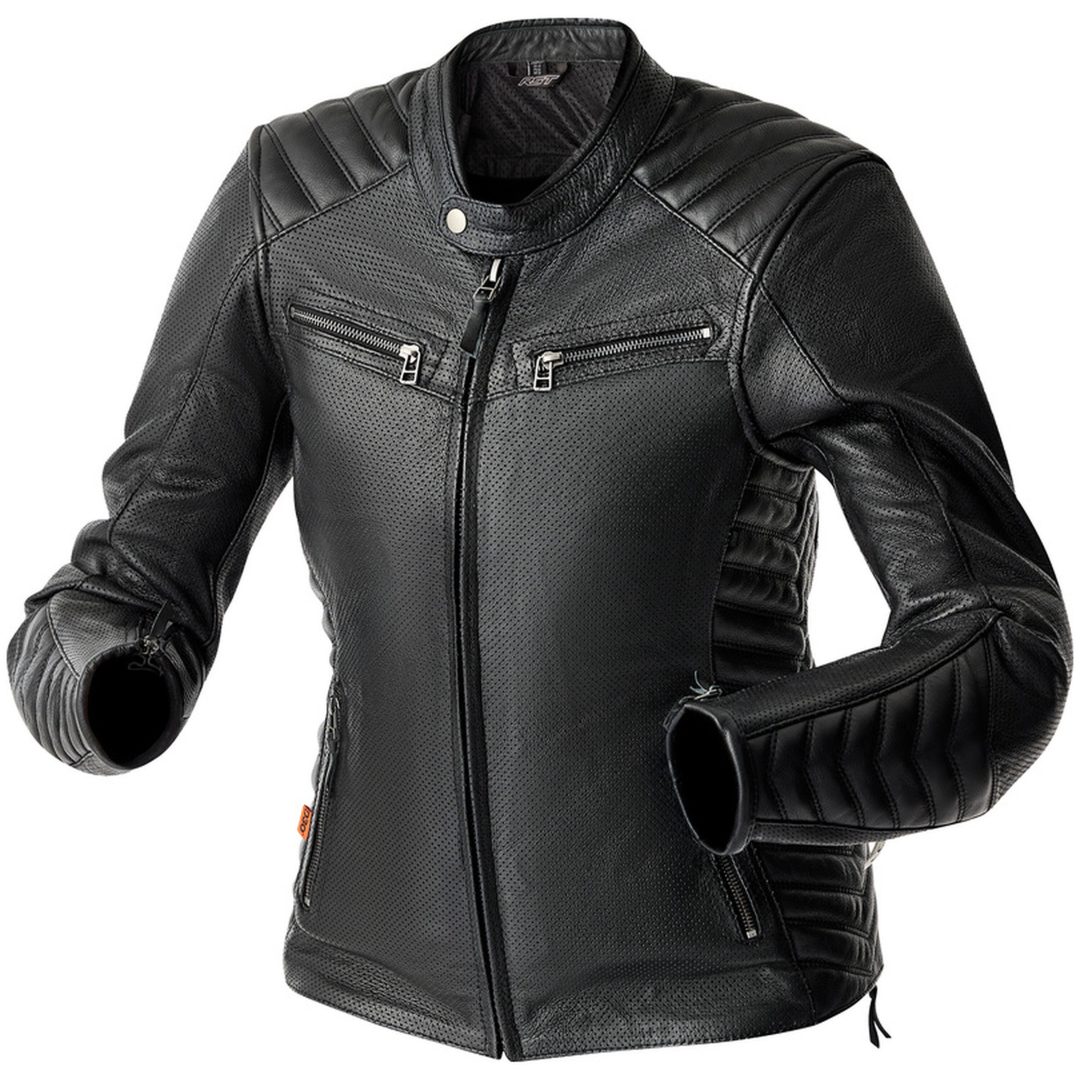 MC-Jacka Dam Roadster Air D3O Läder Svart RST XS