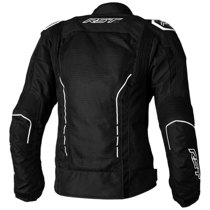 MC-Jacka Dam S-1 Mesh CE Svart vit RST XL – bild 2