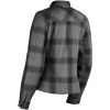 MC-Jacka Dam Textil Fallblock Flannel Grå ICON s – miniatyr 2