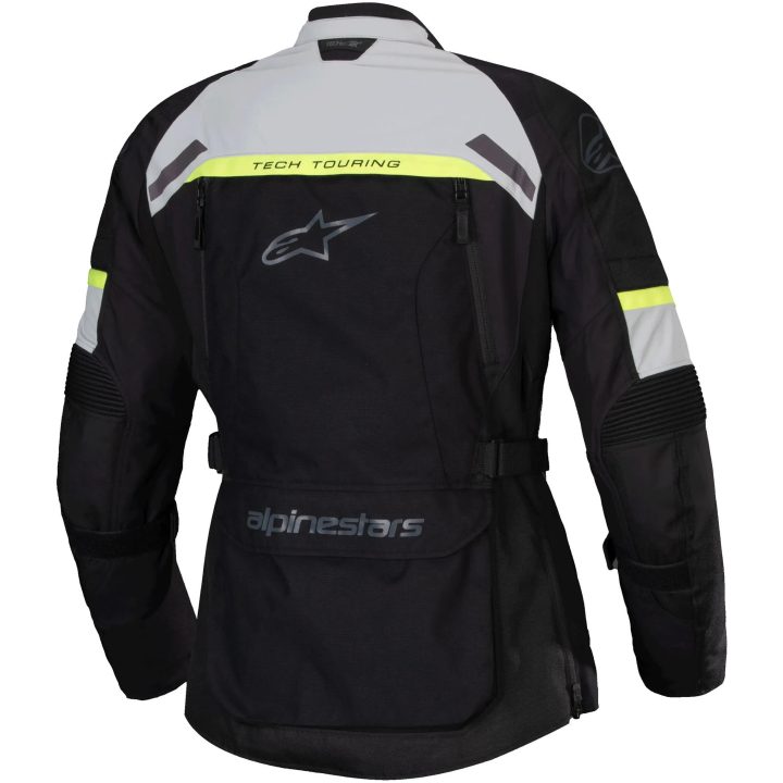 Mc-jacka Dam Textil Stella Bogota Pro Svart/fluorescerande Gul/grå ALPINESTARS Medium – bild 2