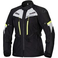 Mc-jacka Dam Textil Stella Bogota Pro Svart/fluorescerande Gul/grå ALPINESTARS
