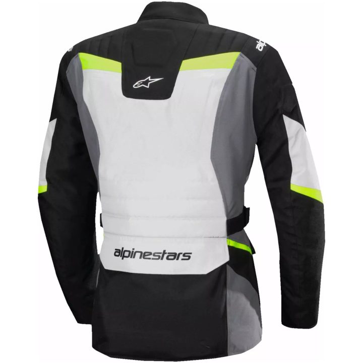 Mc-jacka Dam Textil Stella St-1 Vattentät Svart/fluorescerande Gul/grå ALPINESTARS XS – bild 2