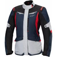 Mc-jacka Dam Textil Stella St-1 Waterproof Svart/blå/grå/röd ALPINESTARS