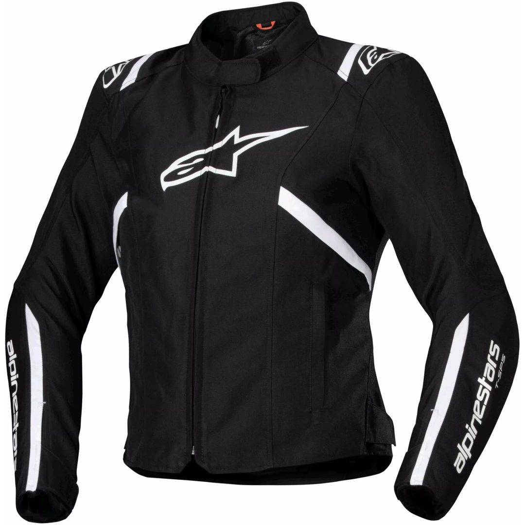 Mc-jacka Dam Textil Stella T-sps V2 Svart/vit ALPINESTARS Small