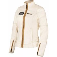 MC-Jacka Dam Tuscadero3™ Textil Vit Guld ICON