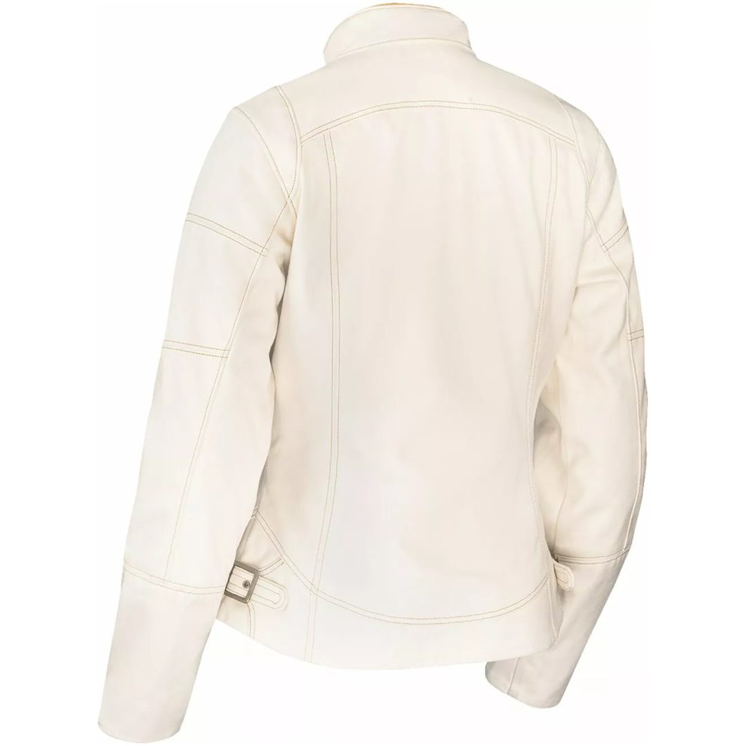 MC-Jacka Dam Tuscadero3™ Textil Vit Guld ICON XS – bild 2