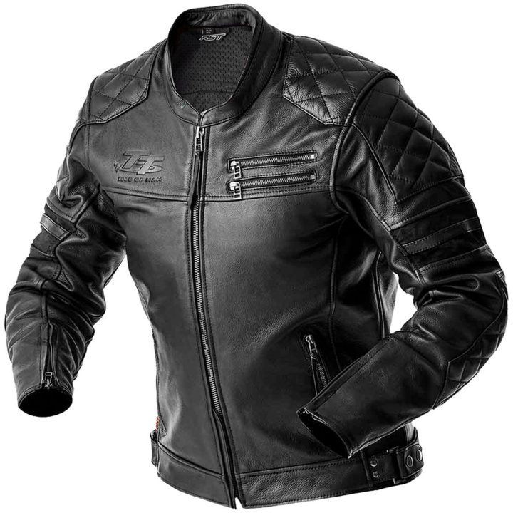 MC-Jacka Hillberry D3O Läder Svart RST s – bild 2