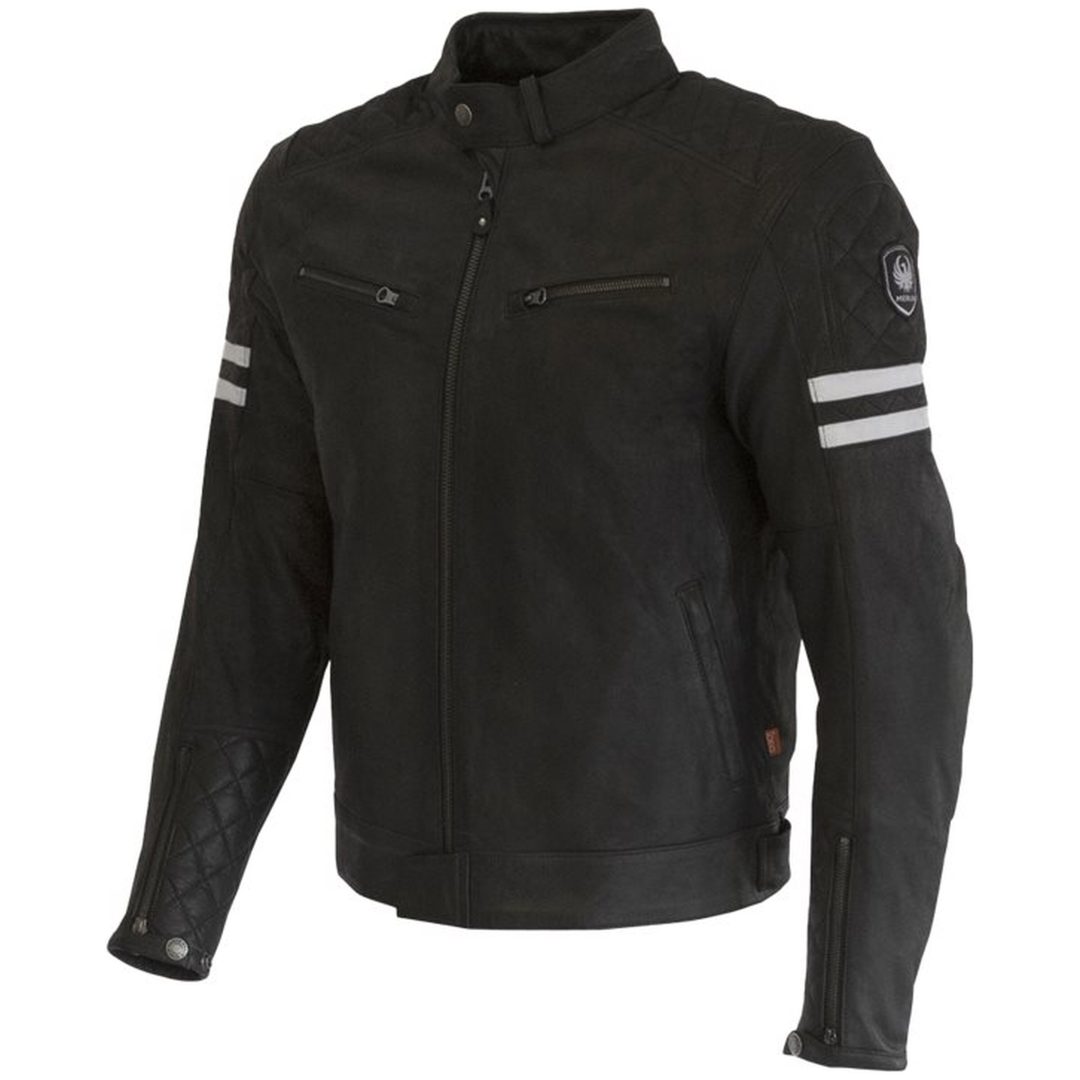 Mc-jacka Hixon Ii Skinn Svart Merlin 40