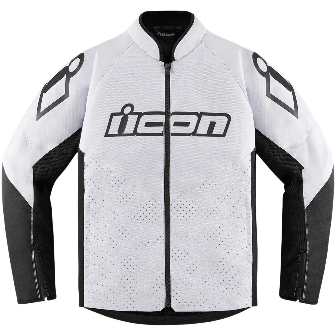 MC-Jacka Hooligan CE Sport Vit ICON Small
