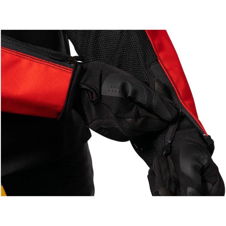 MC-Jacka Hooligan Slayer CE Sport Svart/Orange ICON Medium – bild 3