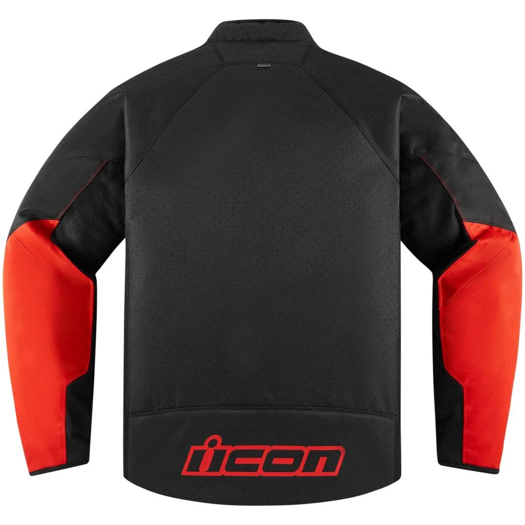MC-Jacka Hooligan Slayer CE Sport Svart/Orange ICON Medium – bild 2