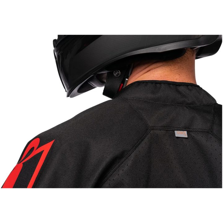 MC-Jacka Hooligan Slayer CE Sport Svart/Orange ICON Medium – bild 7