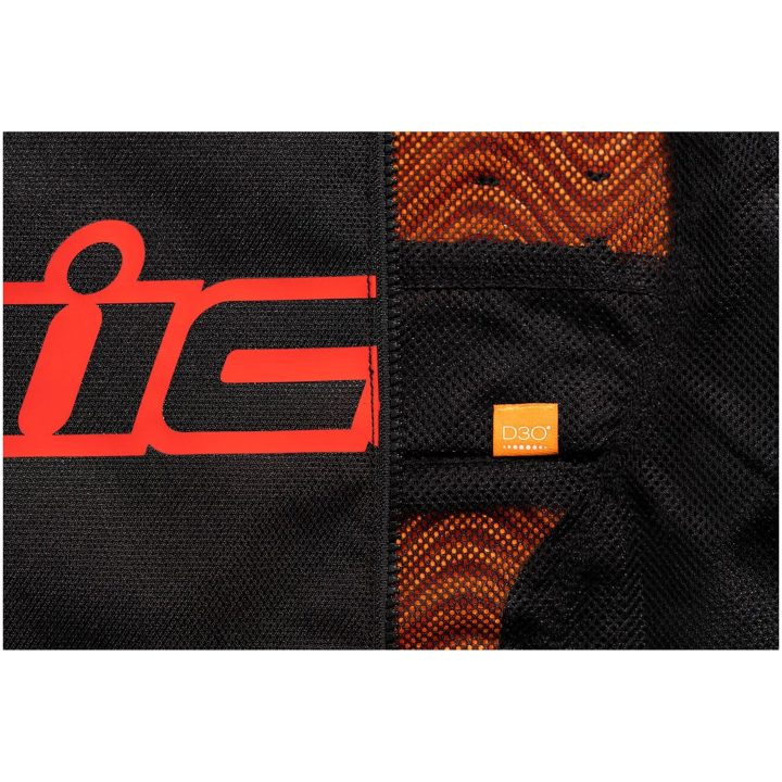 MC-Jacka Hooligan Slayer CE Sport Svart/Orange ICON Medium – bild 8