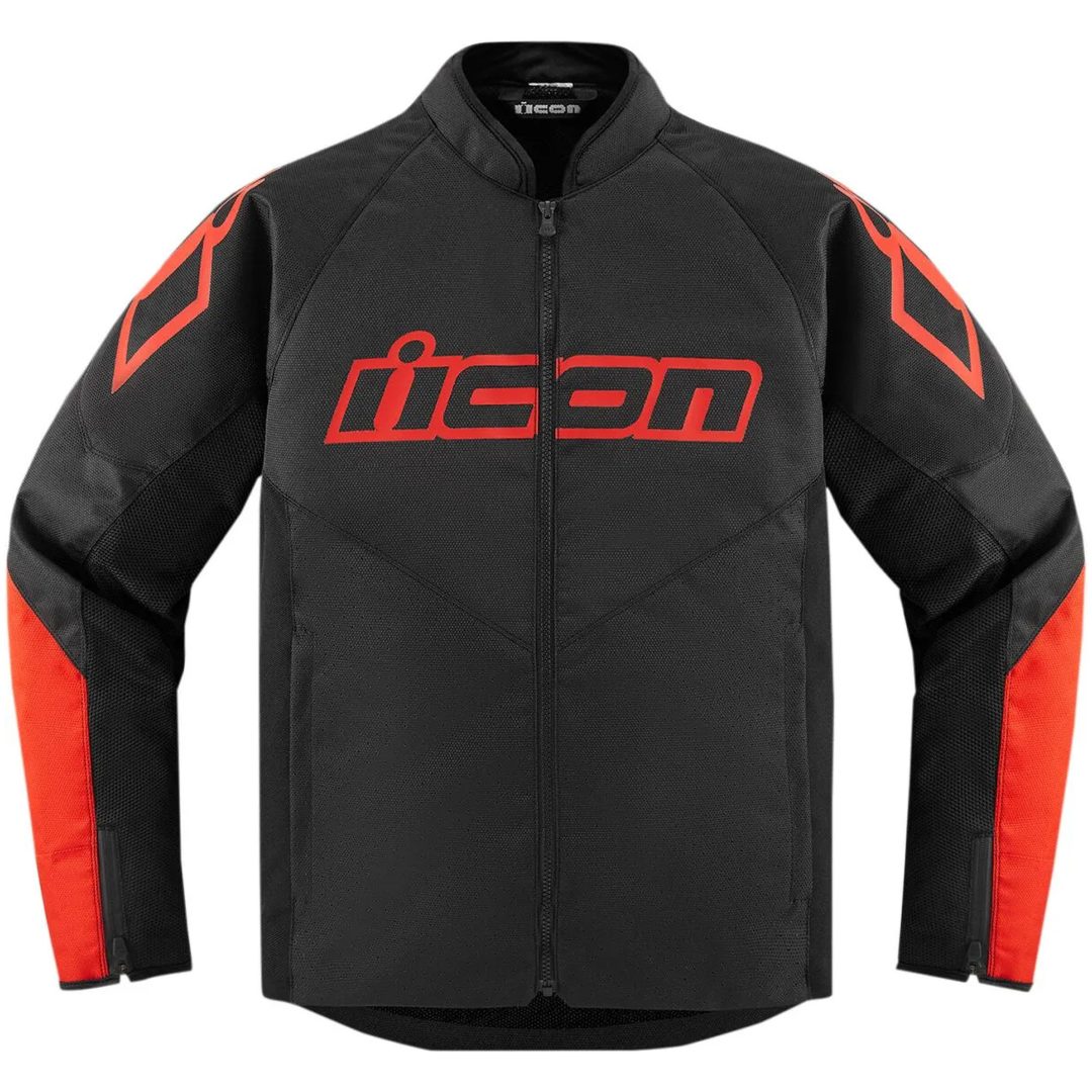 MC-Jacka Hooligan Slayer CE Sport Svart/Orange ICON Medium