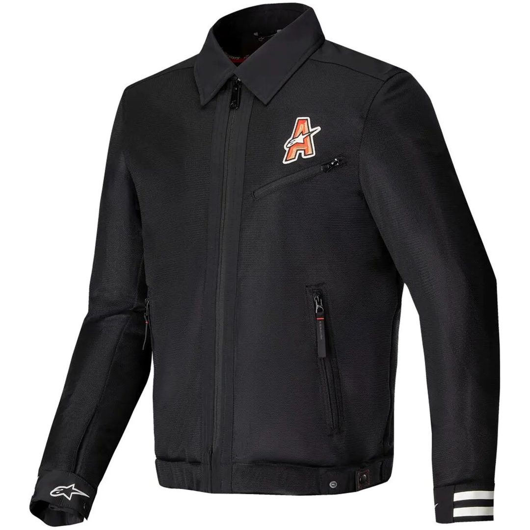 MC-Jacka Ignite Air Textil Svart ALPINESTARS M