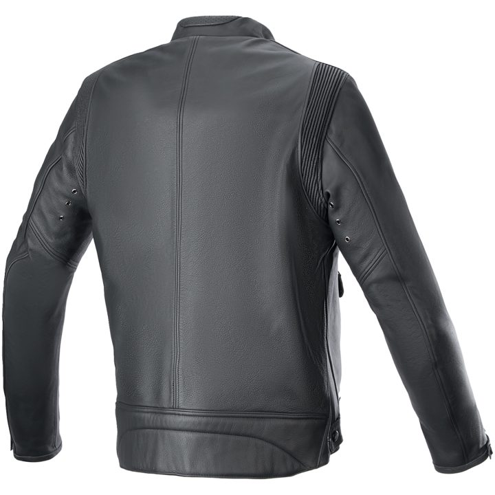 Mc-jacka Läder Dyno Svart/Röd ALPINESTARS 48 (S us) – bild 2