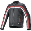 Mc-jacka Läder Dyno Svart/Röd ALPINESTARS 48 (S us) – miniatyr 1