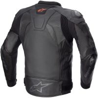 Mc-jacka Läder Gp+r V4 Svart/Svart ALPINESTARS