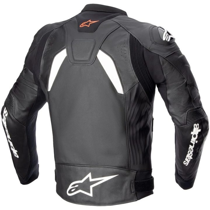 Mc-jacka Läder Gp+r V4 Svart/Vit ALPINESTARS 54 – bild 2