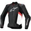 Mc-jacka Läder Missile V3 Airflow Svart/röd/vit ALPINESTARS 54 – miniatyr 1