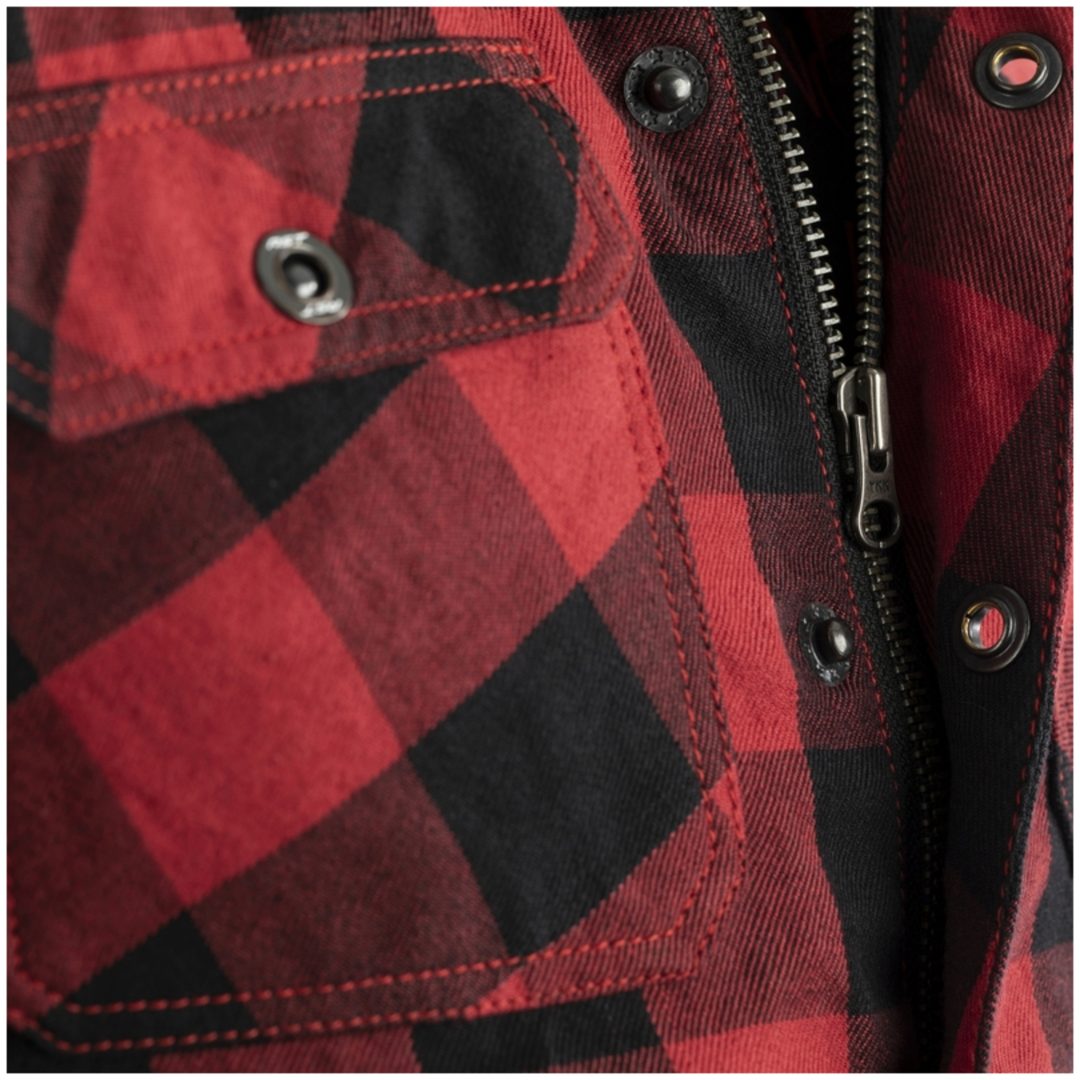 MC-Jacka Lumberjack Kevlar CE Röd RST M – bild 3