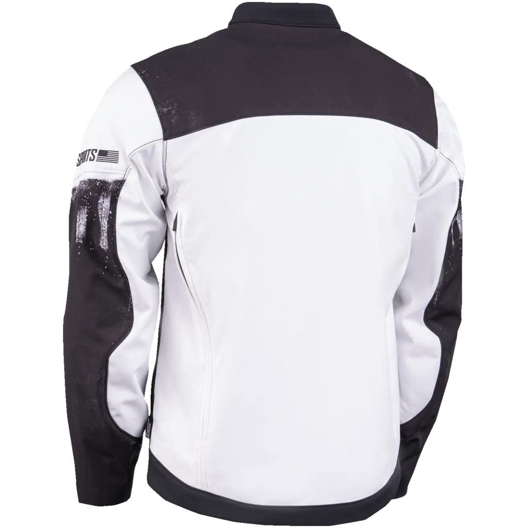 MC-Jacka Merc3 Anomaly Svart Vit Textil ICON M – bild 3