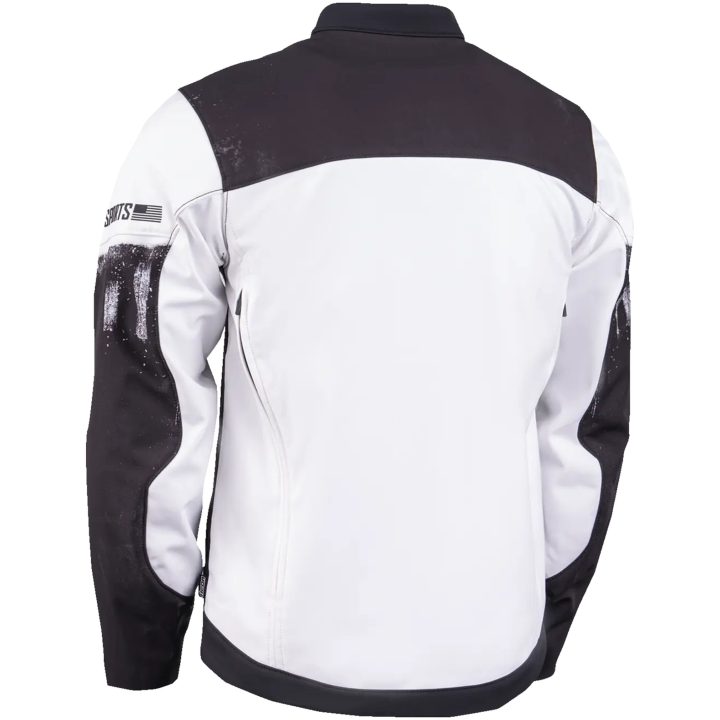 MC-Jacka Merc3 Anomaly Svart Vit Textil ICON M – bild 3