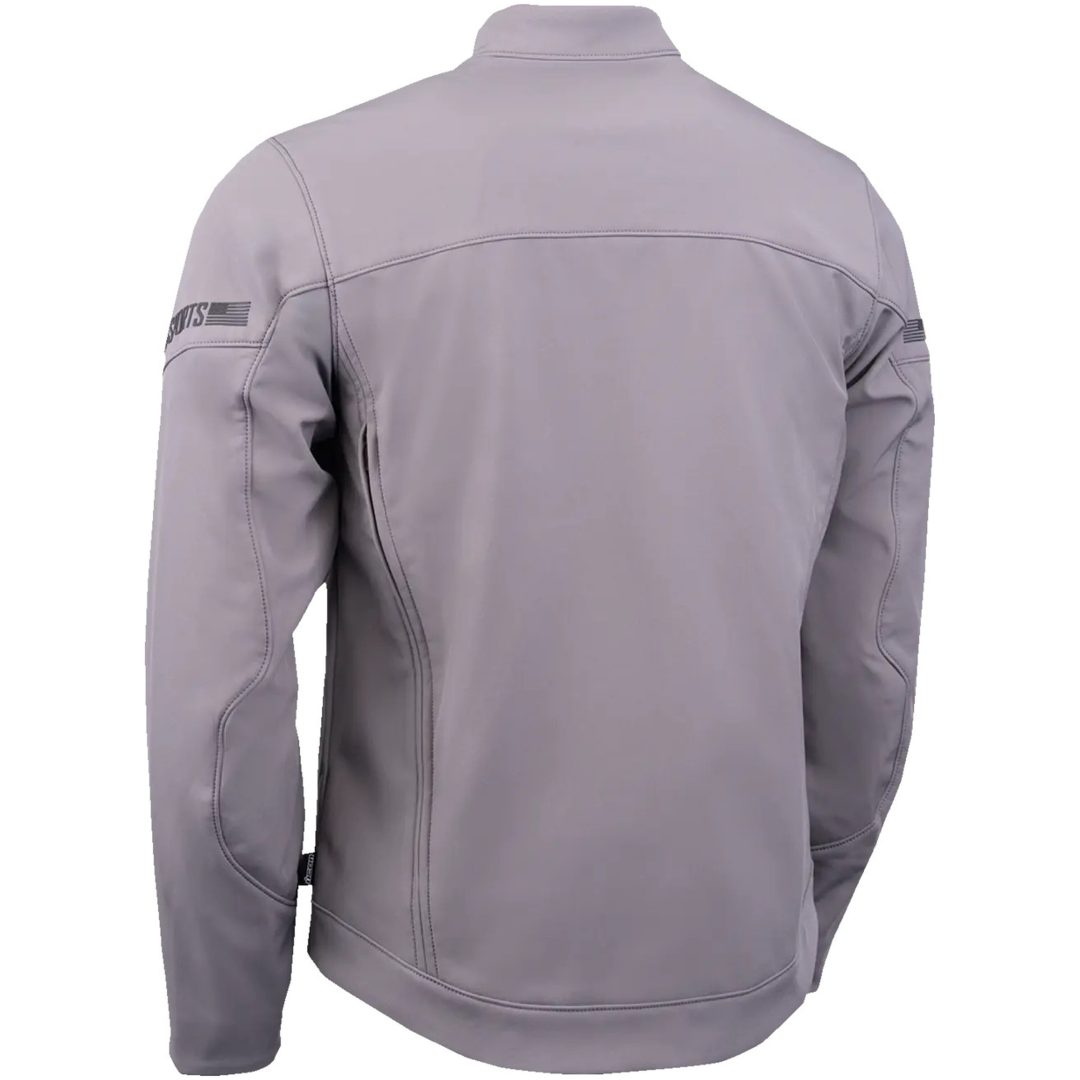 MC-Jacka Merc3 Textil Grå ICON s – bild 2