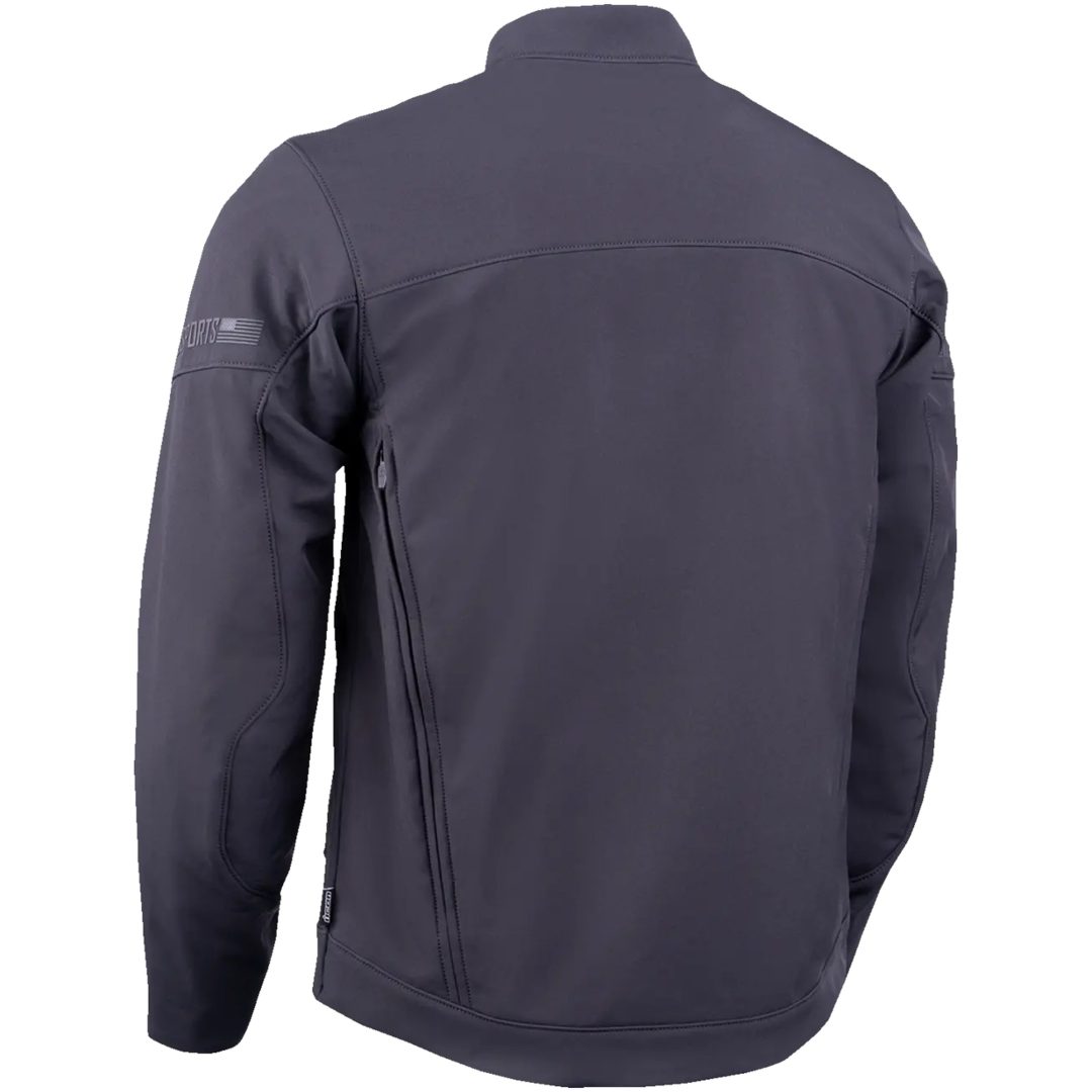 MC-Jacka Merc3 Textil Svart ICON s – bild 2