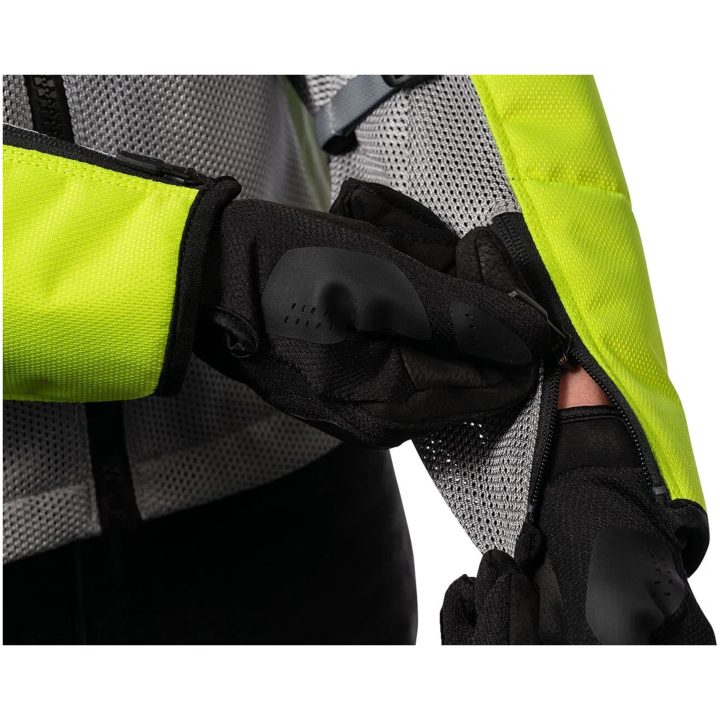 MC-Jacka Mesh AF CE Sport Hi-Vis Gul/Grå ICON 3XL – bild 10