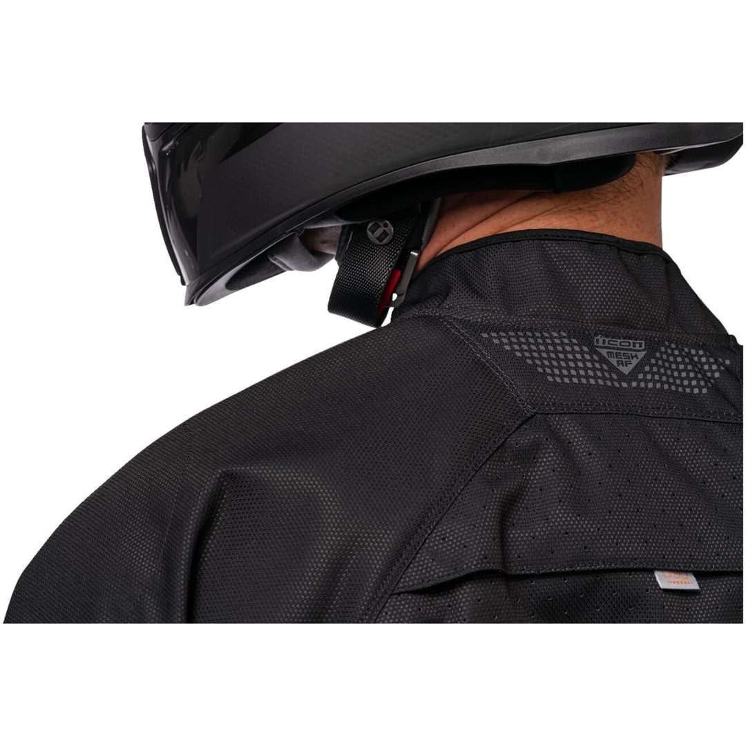 MC-Jacka Mesh AF CE Sport Svart ICON Small – bild 2