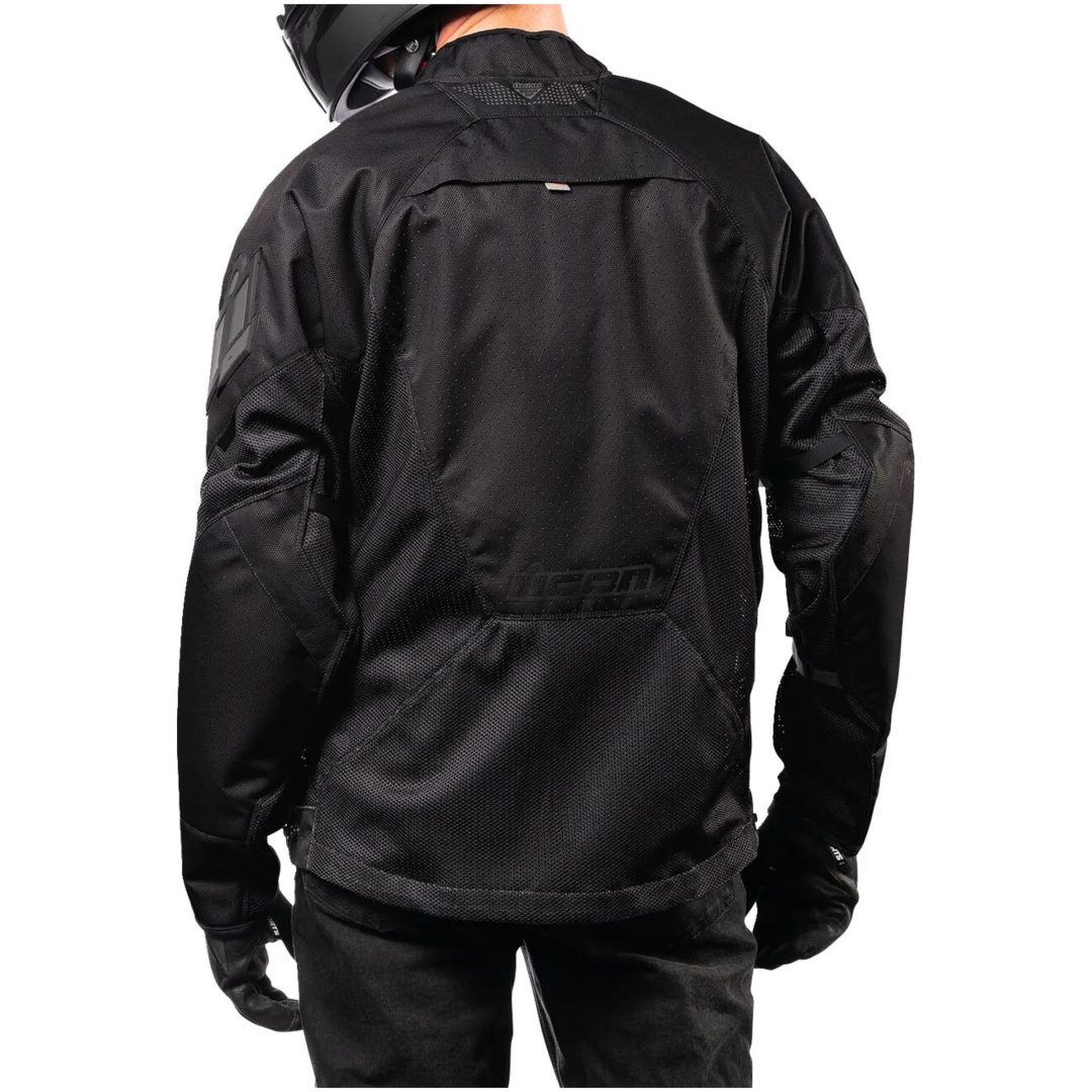 MC-Jacka Mesh AF CE Sport Svart ICON Small – bild 7
