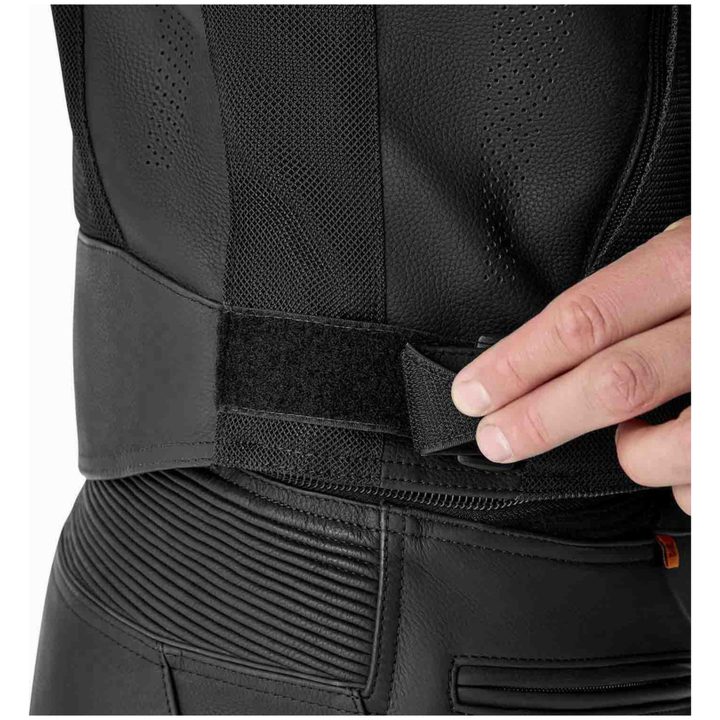 MC-Jacka Mesh D3O Läder Svart RST XS – bild 6