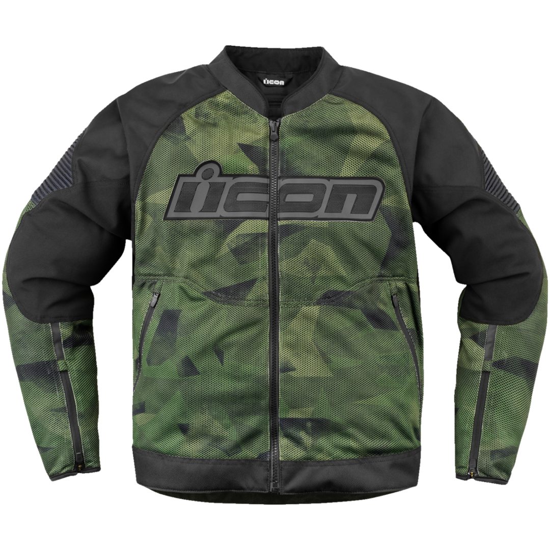 Mc-jacka Mesh Overlord3 Ce Camo Grön ICON Camo Grön