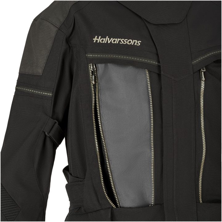 MC-Jacka Mora V2 Svart Textil Halvarssons 48 – bild 4