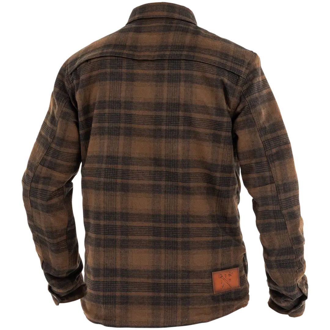 MC-Jacka Motoshirt Brun JOHN DOE Small – bild 2