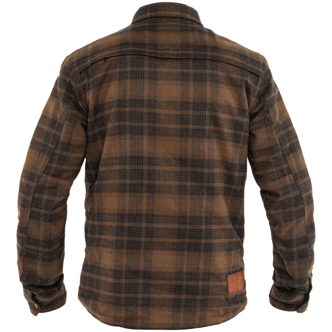 MC-Jacka Motoshirt Brun JOHN DOE Small – bild 4