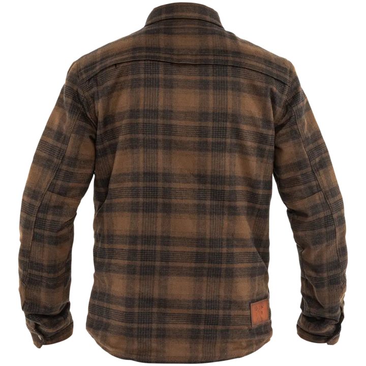 MC-Jacka Motoshirt Brun JOHN DOE Small – bild 4