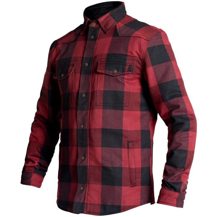 Mc-jacka Motoshirt Röd JOHN DOE Small – bild 8