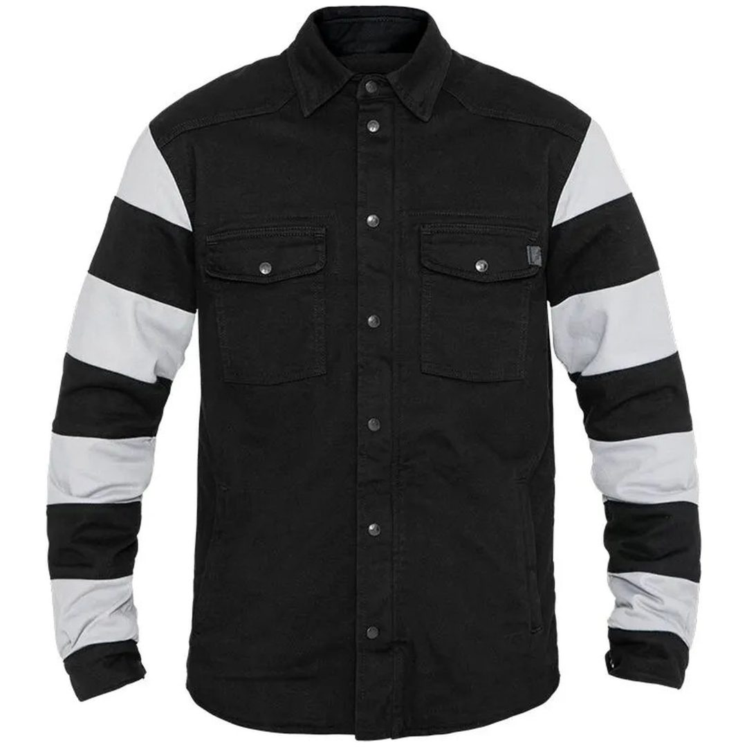 Mc-jacka Motoshirt Svart/grå JOHN DOE Small