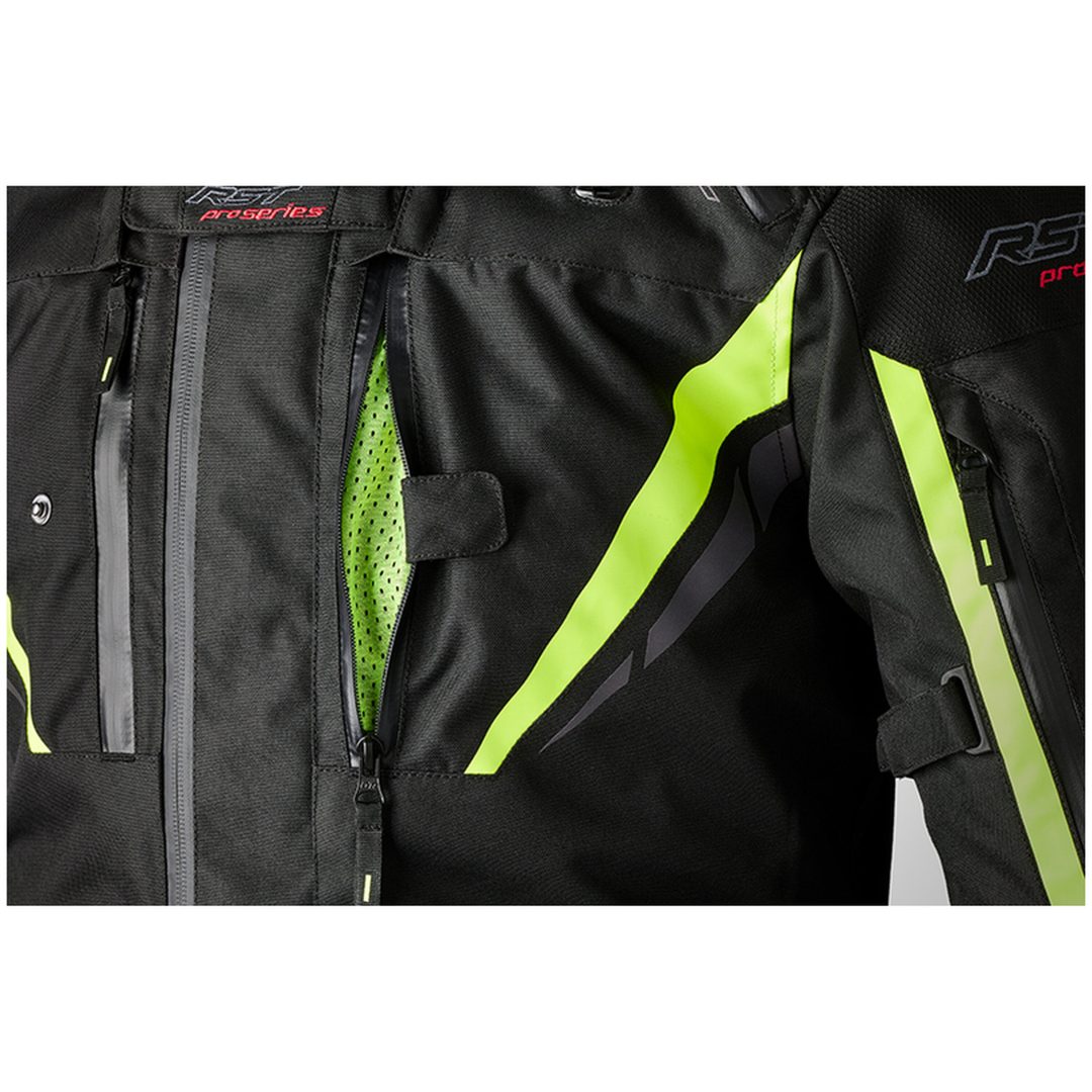 Mc-jacka Paragon 7 Textil Herr Svart/fluo Gul RST s – bild 4
