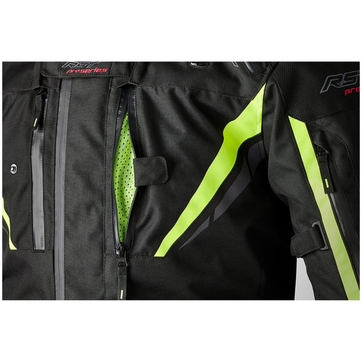 Mc-jacka Paragon 7 Textil Herr Svart/fluo Gul RST s – bild 4